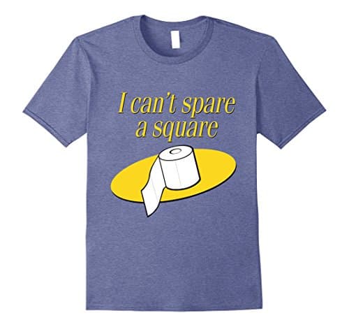 Mens I Can't Spare A Square 2XL Heather Blue