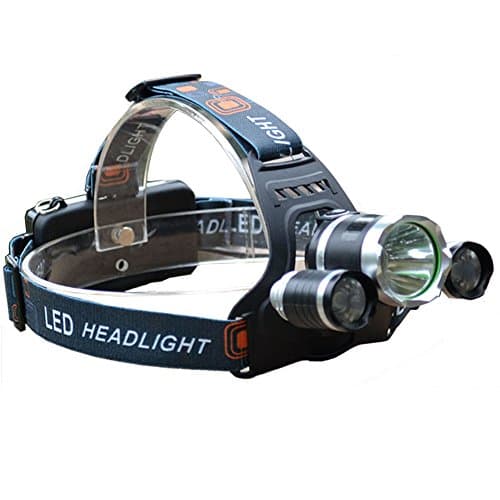 Ziyier G&E: Outdoor 3 LED Super Stong Light Headheld Lighter/ High Light/ Night Cycling/ Campling/ Hiking/ Night Outdoor activities