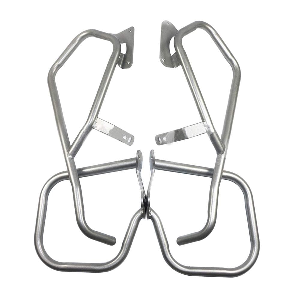 keevao Engine Guard Crash Bars Protector Set For BMW K1600GTL K1600GT 2017-2018 (Silver)