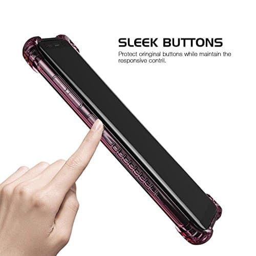 Pengaz Bumper Protector, Anti Slip, Scratch Resistant Case for Samsung Galaxy S8 (Pink)