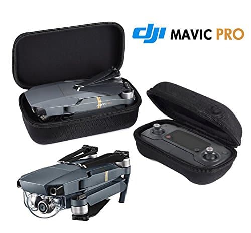 Mavic Pro Carrying Case Bag,IRUIS Foldable Portable Drone Body Cases and Remote Controller Transmitter Bag Hardshell Housing Bag Storage Box Case for DJI MAVIC PRO