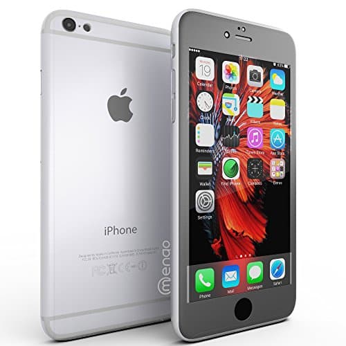 Mengo SlimFit 360 GRIP [Ultra-Thin] Case for iPhone 6S With Tempered Glass Screen Protector (Clear)