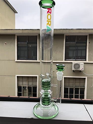 18.8mm Green Bowl With 16" Tall Green Bottle Filter Glass (Green)