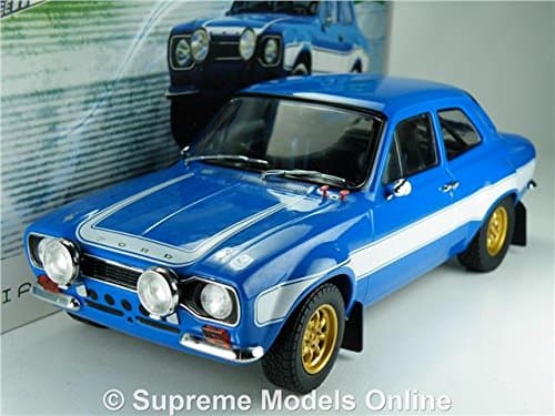 FORD ESCORT RS2000 MK1 CAR MODEL 1:18 SIZE FAST & FURIOUS 6 GREENLIGHT BLUE T34Z