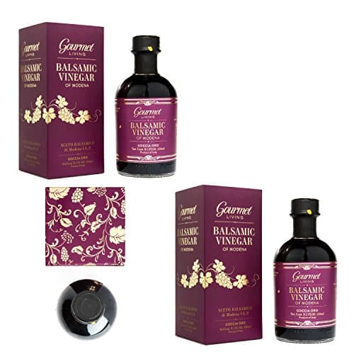 Balsamic Vinegar of Modena ORO Gift Pack. Barrel Aged IGP Certifed Balsamico from Italy with Gift Boxes (THREE - 250 ml Bottles / Individually Boxed)