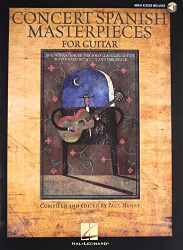 Concert Spanish Masterpieces for Guitar (Book/Online Audio Access)