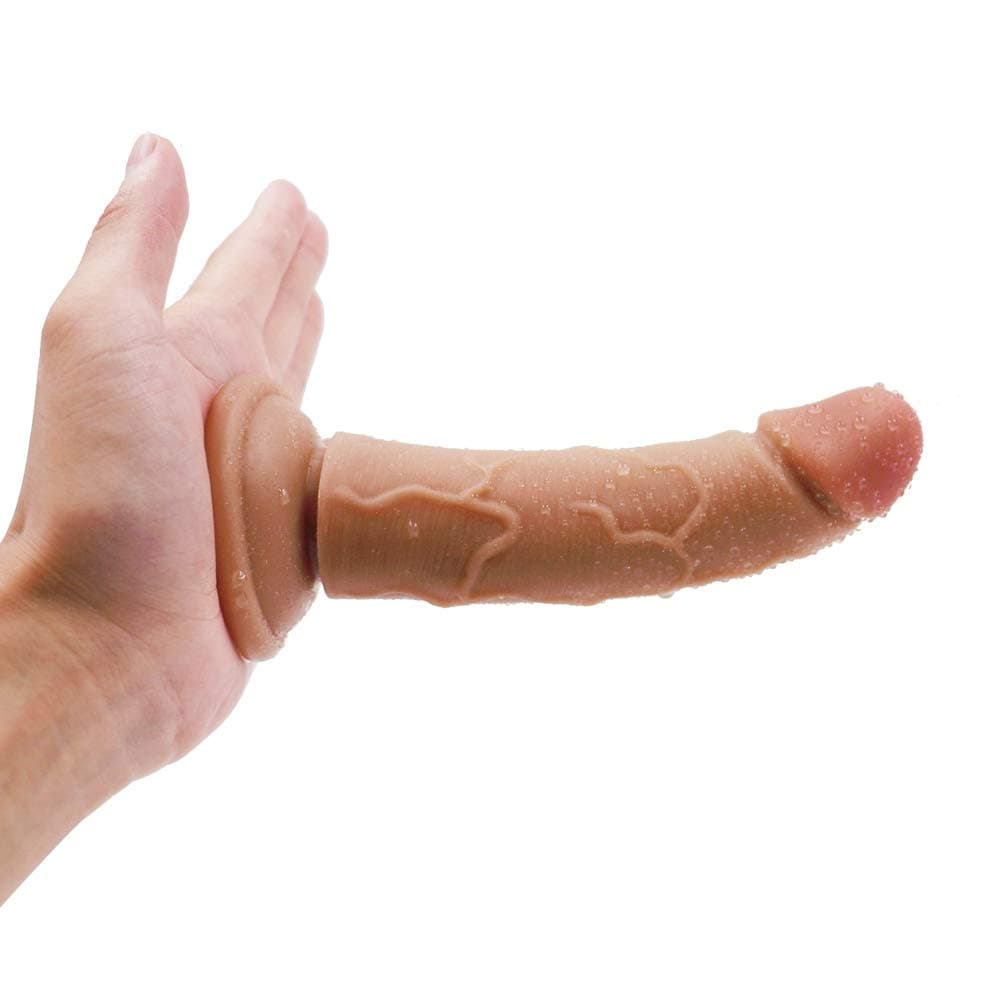 Charming 6.49 Inch Si'mula-Tion Crystal Soft Silicone Waterproof Tools D'i-dlo Personal Body