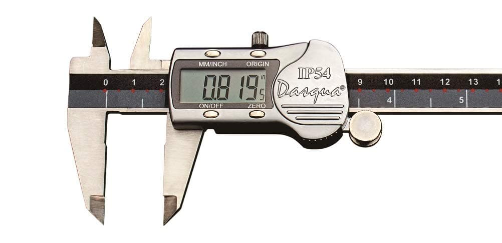 DASQUA 0-200MM/0-8" Metal HOUSING Large Screen Digital Caliper (2117-9110)