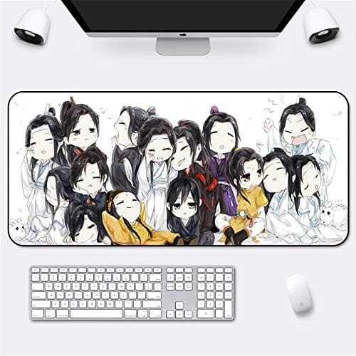 WENSHUO Large Size|Gaming Mouse Mat|Non-Slip Rubber Base|Kawaii|Keyboard Mousepad|Table Mat|Computer Mouse Mat|Improved Precision And Speed(Thickness:4Mm)@800 * 300Mm