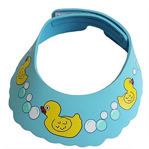 Baby Adjustable Shower Cap Eco-friendly EVA Bath Hat Sun Visor Cap