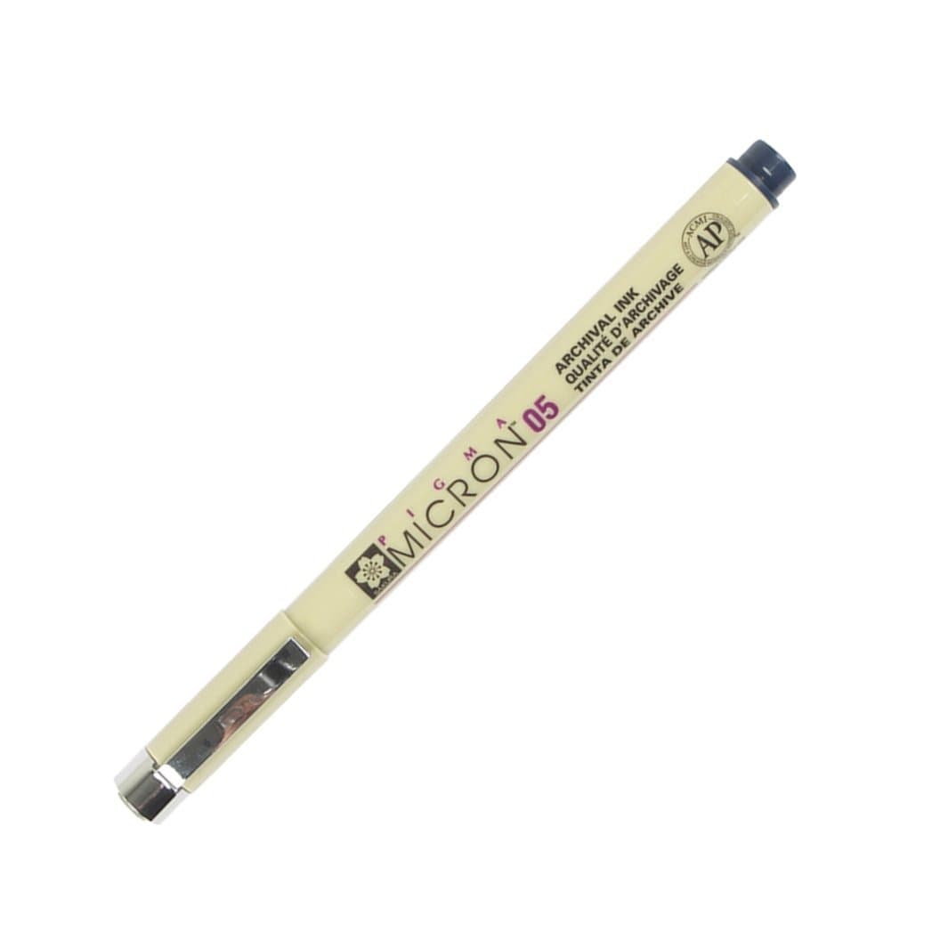 Pigma Micron Pen 05 .45mm Open Stock-Blue Black 12 PK