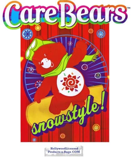 Care Bears Twin Plush Blanket (Snow Amigos)