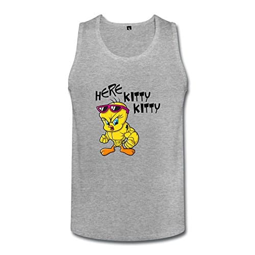 RUIFENG Men's Tweety Bird Top Size XL