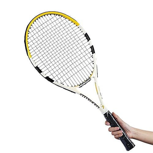 Tennis Racket Carbon Aluminum Alloy Suitable Initial Training Ideal For Training, Exercises And Matches (yellow)