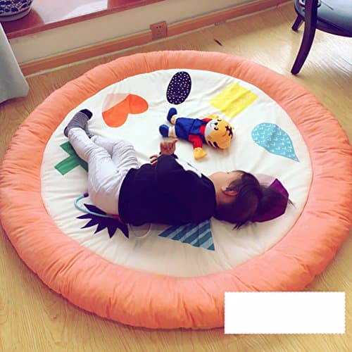 Rugs Area Rugs Rund children's room solid color simple round bedroom machine washable-J diameter140cm(55inch)