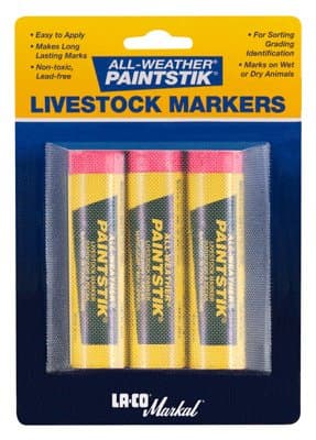 3PK PNK Livestoc Marker