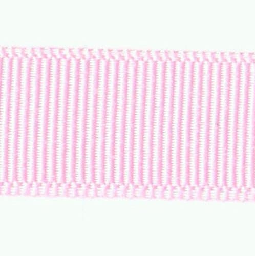 Jay Company 3/8 Inch Wide Solid Color Grosgrain Craft Sewing Ribbon Trim, 100 Yards, Variety of Colors Available (Light Pink)