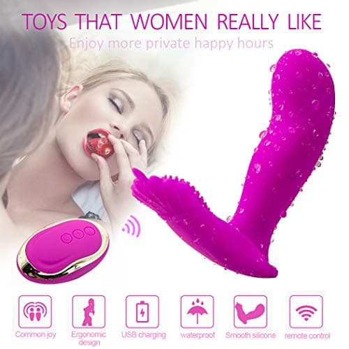 Waterproof Soft Multi Speeds High Frequency Wand with Heating Function Tongue Simulator Lifelike Toys for Women Wearable Vibator's for Women with Remote Silicone Perfect Size & Party Gifts T-Shirt