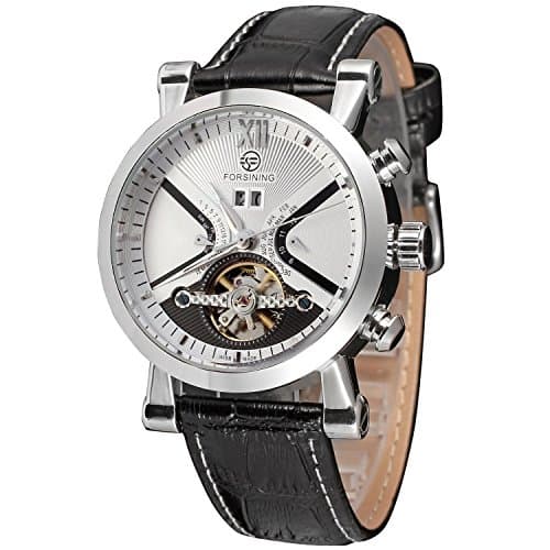 ZACK1 Mens Skeleton Automatic Tourbillon Watch