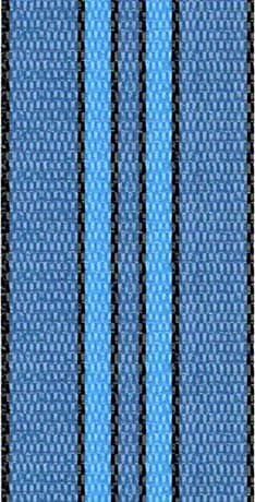 Lawn Chair Webbing Roll 150 Feet Long (2 1/4" x 150', Blue Stripe)