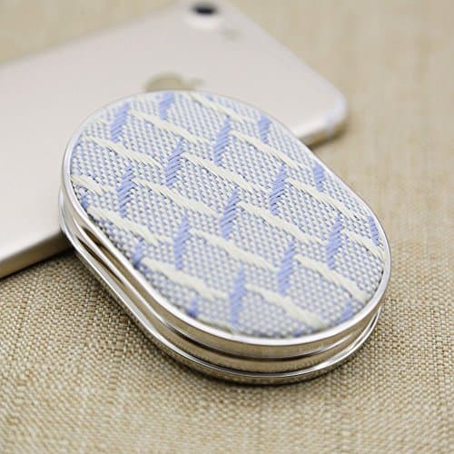 Double Face ABS Frame 2X Magnification Lady Portable Cosmetic Mirror for Purses or travel