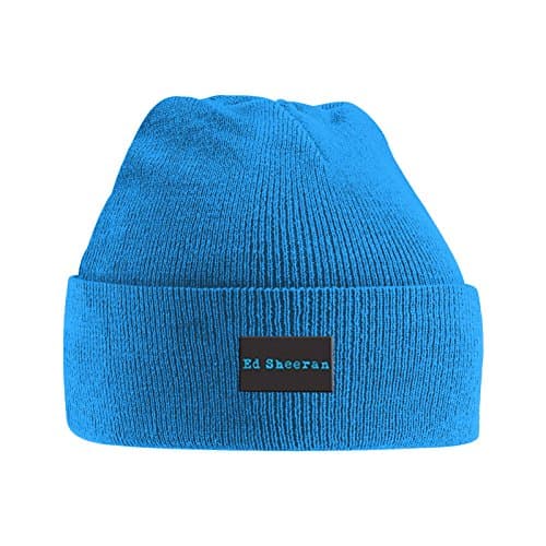 Ed Sheeran Beanie Hat Logo Divide Official Blue