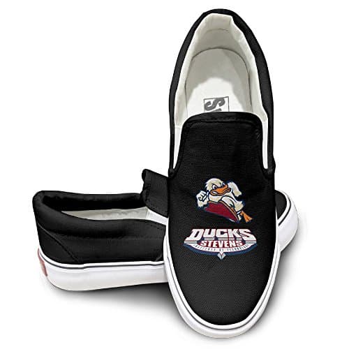 Amone Technology Ducks Canvas Unisex Flat Canvas Shoes Sneaker Black 39