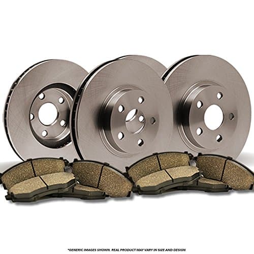 (Front+Rear Brake Kit)(OE SPEC)(Perfect-Series) 4 Disc Brake Rotors & 8 Ceramic Pads (Fits: LS400)(5lug)