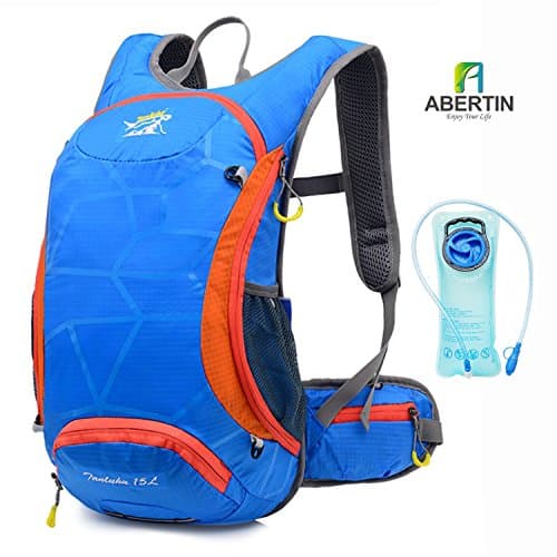 Abertin Hydration Packs with 70 oz 2L water Bladder - 15L Lightweight Hydration backpack for Cycling Running Hiking MTB Bicycle Backpacking