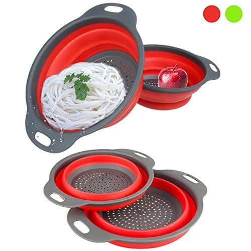 2 Collapsible Colanders Set(Strainers)