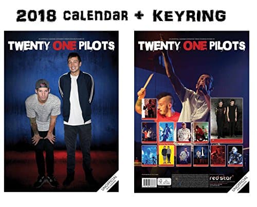 TWENTY ONE PILOTS CALENDAR 2018 + TWENTY ONE PILOTS KEYRING