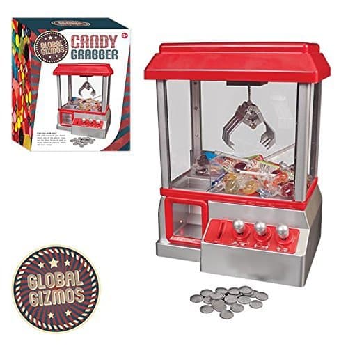Traditional Candy Grabber Claw Machine Fairground Joystick Classic Arcade Game Sweets Prize Tokens Kid Parties by Sabar