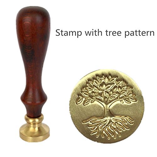 TankeDirect Traditional Postable Decor Sealing Wax Stamps Invitations Envelope Letter Stamp (Big Tree Stamp)