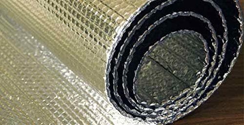 AES Industries 4' x 8' Reflective Bubble Foil Insulation for Car Van Truck RV SUV Windshield
