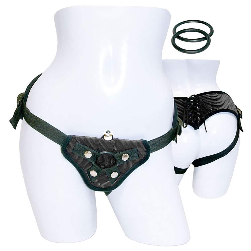 V-Î-Brâting Corsette Harness Black W/B'Ü-Llet