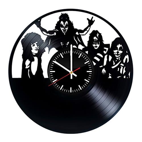 Music Rock Band Design Vinyl Record Wall Clock - Get unique living room wall decor - Gift ideas for boys and girls - Original Modern Music Fan Art