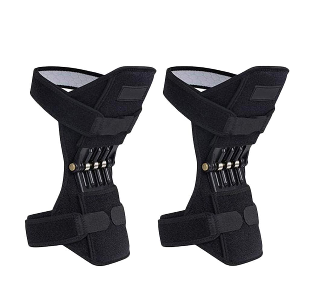 HiGOGO Joint Support Knee Pads, Powerful Rebound Spring Force, Knee Patella Power Lift Strap, Arthritis Gym Tendon Brace Pad Band (1Pair)