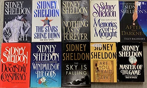 Sidney Sheldon Hardcover Thriller Collection 10 Book Set
