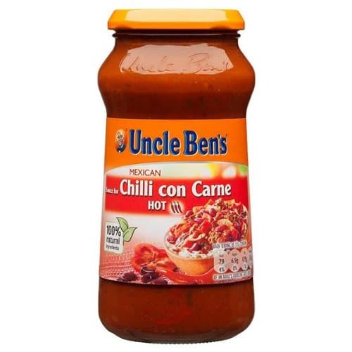 Uncle Bens Hot Chilli Sauce 6X500G