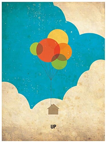 OHMYPOSTER Up Minimalist Poster Print
