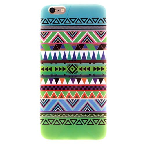 For iPhone 6 Case , Fernando Zou Green Art Stripe Smooth Soft Silicone TPU Protective Case Cover Skin for Apple iPhone 6 (4.7) + 24K Gold Stickers