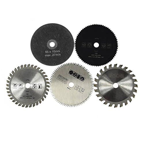 mailfoulen 5pcs 85mm Diameter 10mm Inner Diameter Small Circular Saw Blade Hard Alloy Rotation Cutting Tools Useful
