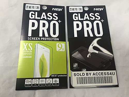 2 PCS CLEAR AntiScratch LCD Temper Glass Screen Protector for ZTE MAX XL N9560