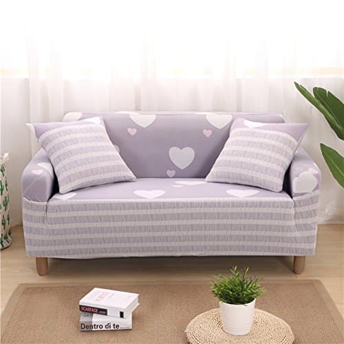Elastic slipcover sofa,Full-package anti-slip sofa slipcovers Combination sofa towel Full cover sofa towel Solid color sofa cover European sofa cushion covers-T Loveseats