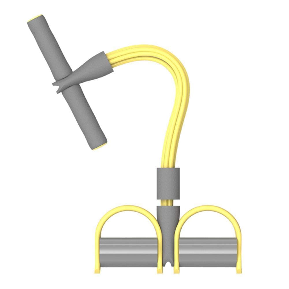 Lightcolor Foot Pedal Elastic Pull Rope ， Multifunction Tension Rope with Handle Fitness Equipment for Abdomen Waist Arm Leg Stretching Slimming Training