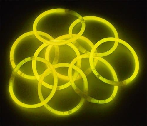 300 8" Glowstick Bracelets YELLOW