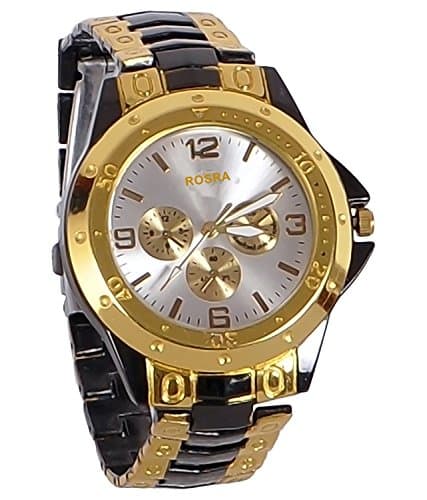 Rosra Analog Silver Dial Men's/Boy'sWatch -(SGW-69)