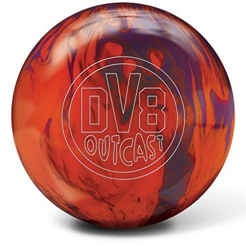 DV8 Outcast Bowling Ball with Free Shoulder Sack- Mango Tango (12lbs)