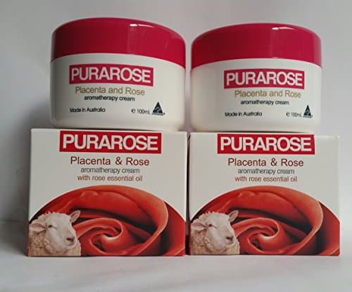 2 x Purarose Placenta & Rose Aromatherapy Cream 100ml Made in Australia