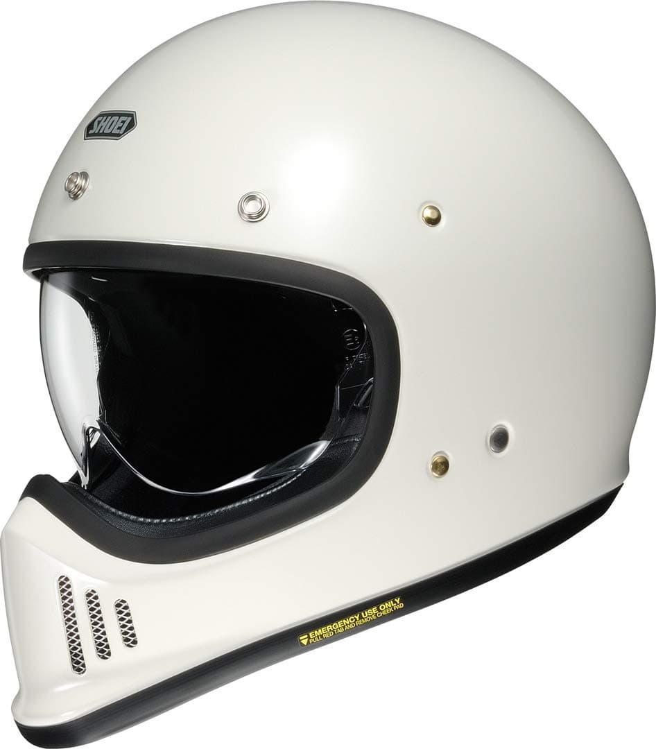 ShoeiEx-Zero Gloss White Full Face Motorcycle Helmet Size L, 59-60cm